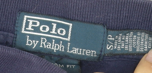Ralph Lauren Men's Blue Polo Shirt S Slim Fit