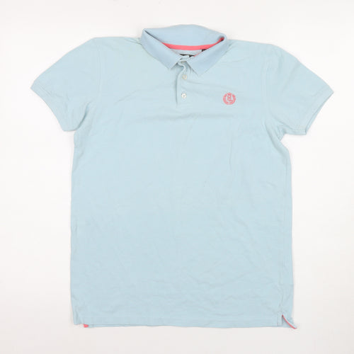 Henri Lloyd Boys Blue Polo Shirt 14-15 Years Casual Logo