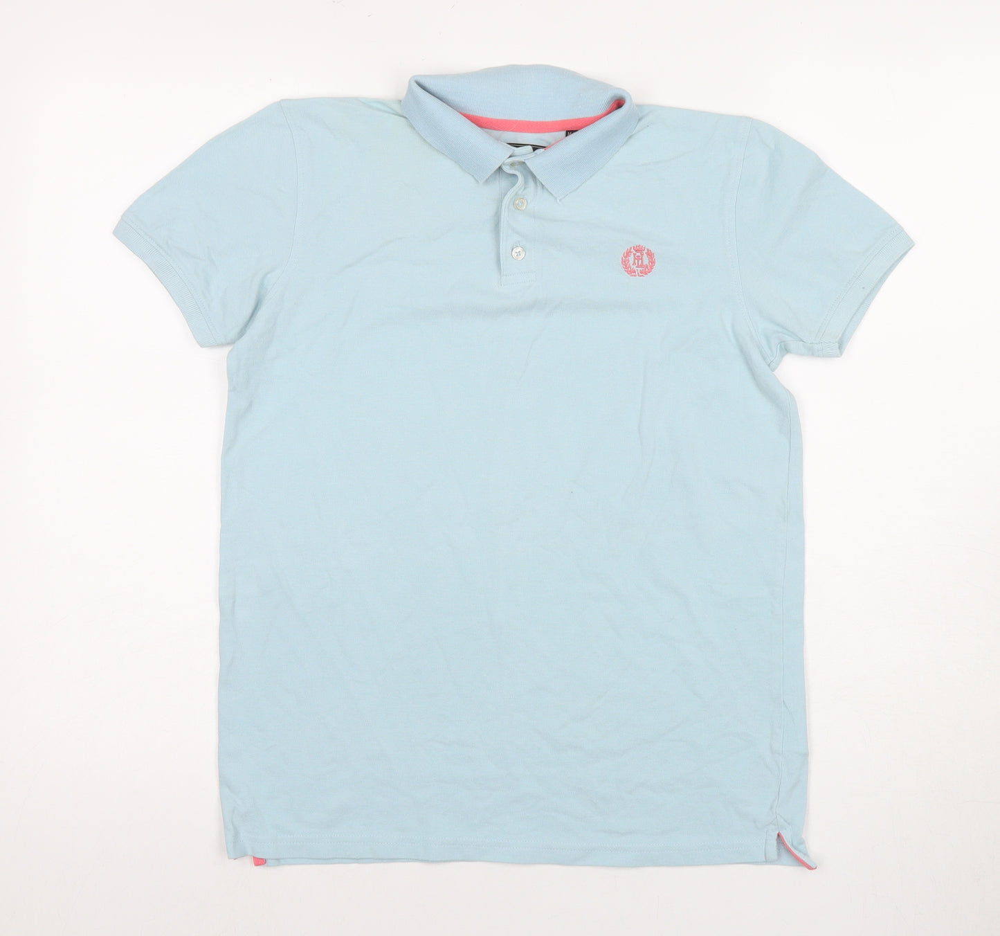 Henri Lloyd Boys Blue Polo Shirt 14-15 Years Casual Logo
