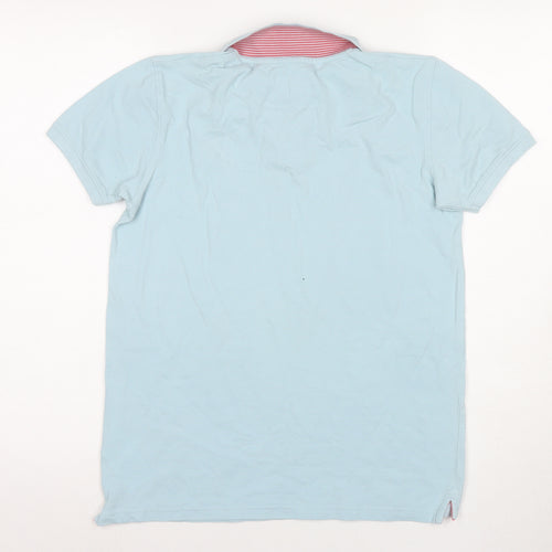 Henri Lloyd Boys Blue Polo Shirt 14-15 Years Casual Logo