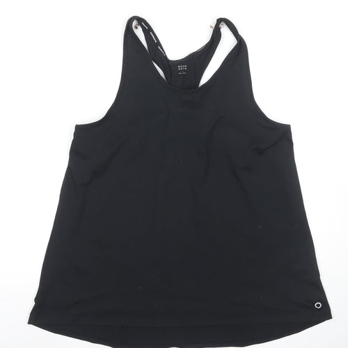 Marks and Spencer Women's Black Tank Top Size 8