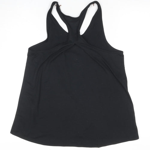 Marks and Spencer Women's Black Tank Top Size 8