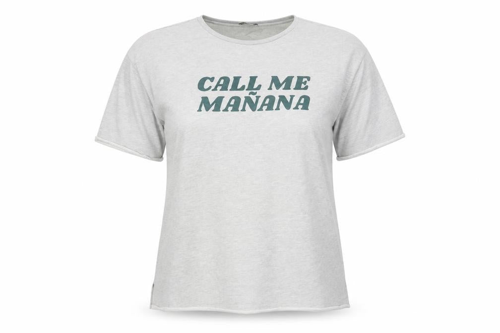 Front view of Zara Grey unisex t-shirt, size M, with crew neck