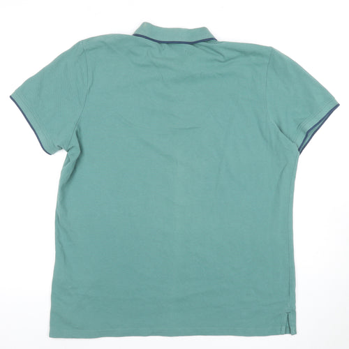 Mountain Warehouse Men's Green Polo - Size XL