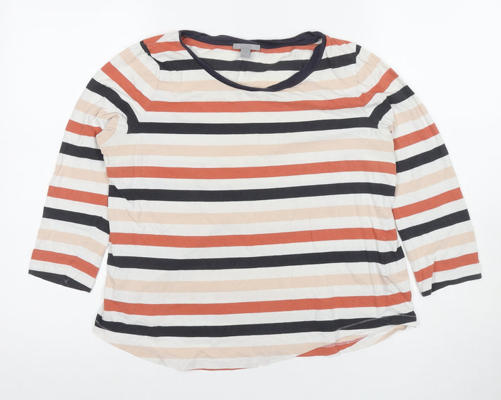 COS Women's Multicoloured Striped T-Shirt, Size 12