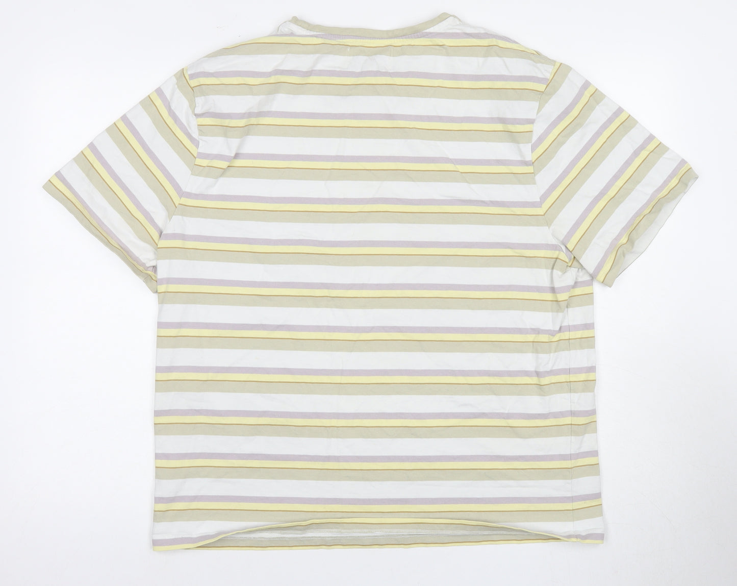 Wax London Men's Multicoloured XL Striped T-Shirt