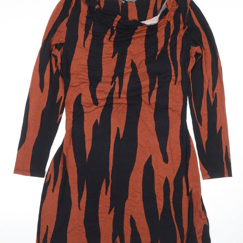 Principles Women's Multicoloured Animal Print Shift Dress Size 14
