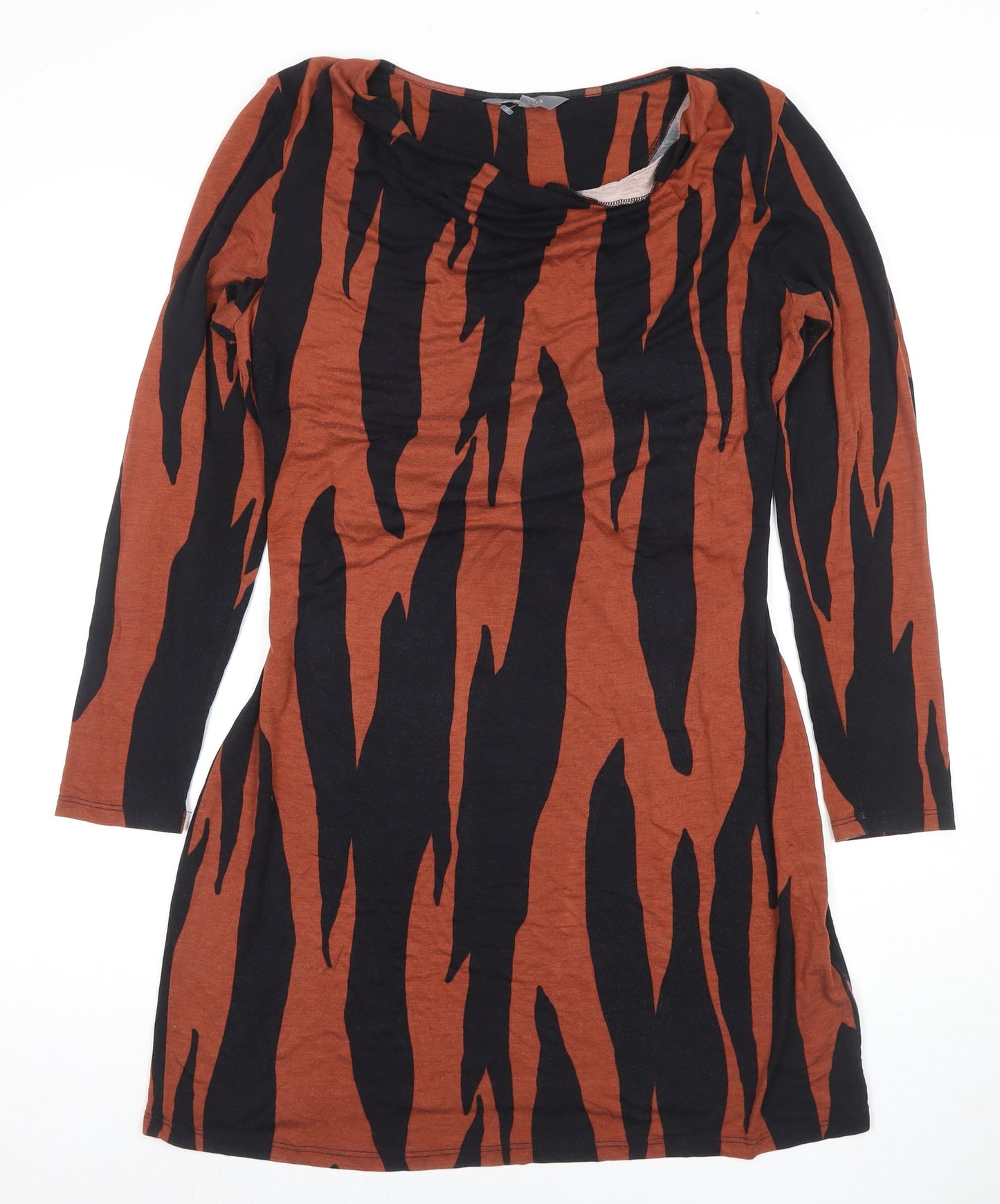 Principles Women's Multicoloured Animal Print Shift Dress Size 14