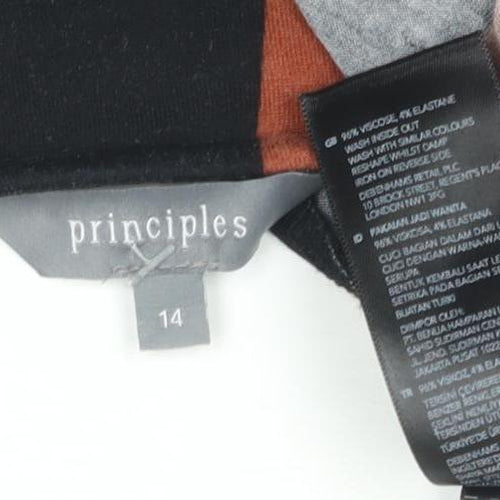 Principles Women's Multicoloured Animal Print Shift Dress Size 14