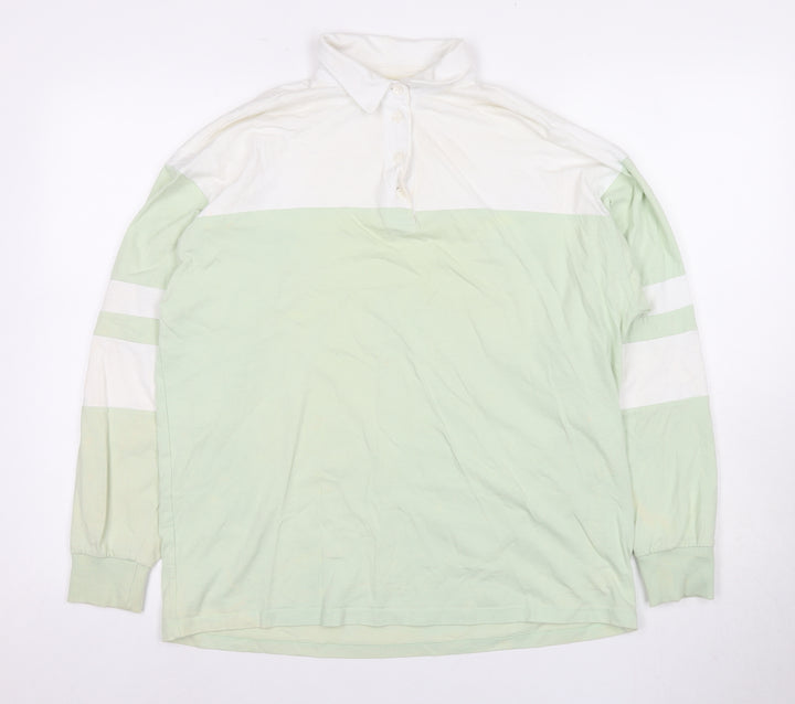 ASOS Design Women's Green Polo Shirt Size 8