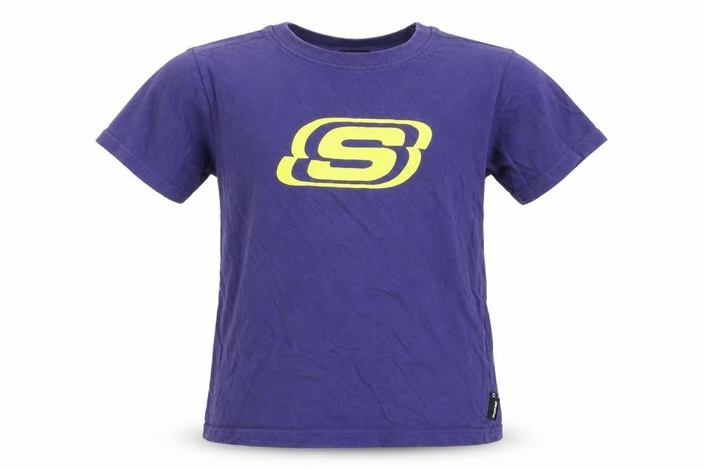 Skechers Boys Purple Graphic T-Shirt Size 6 Years