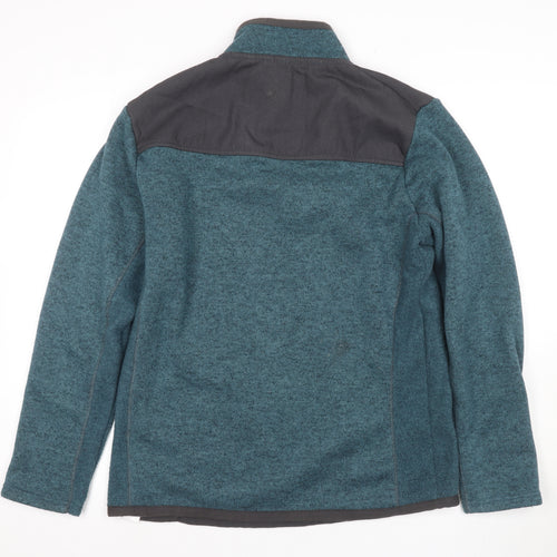 Manatary Men's Blue M 1/2 Zip Pullover Sweatshirt