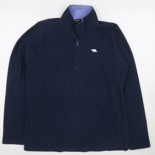Ridge & Co. Unisex Blue Fleece Pullover Sweatshirt 14