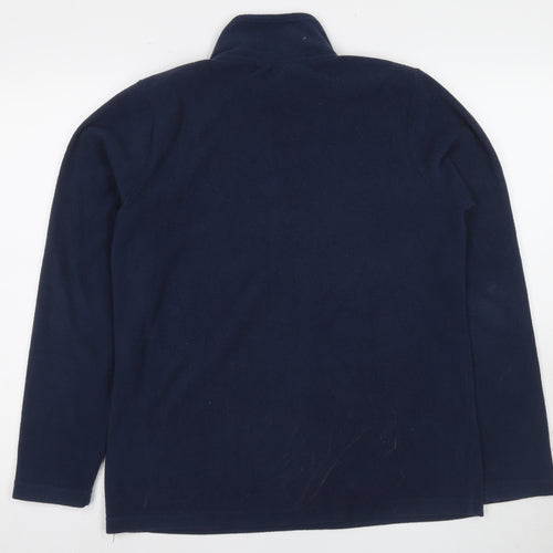 Ridge & Co. Unisex Blue Fleece Pullover Sweatshirt 14