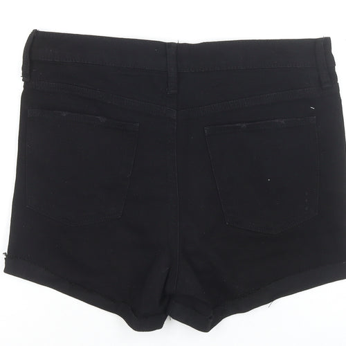 Rachel Roy Women's Black Cut-Off Shorts Size 10