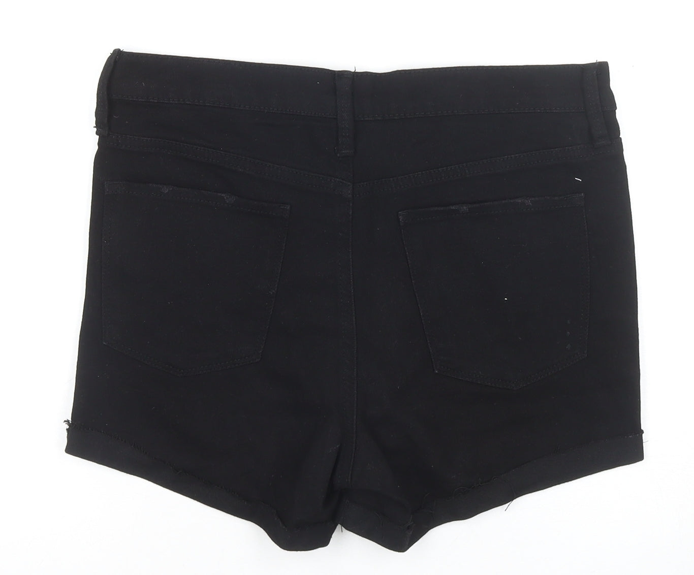 Rachel Roy Women's Black Cut-Off Shorts Size 10