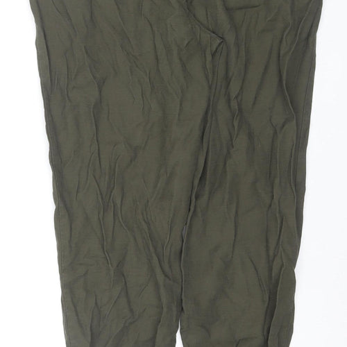 Only Women's Green Joggers, Size 32, Relaxed Fit