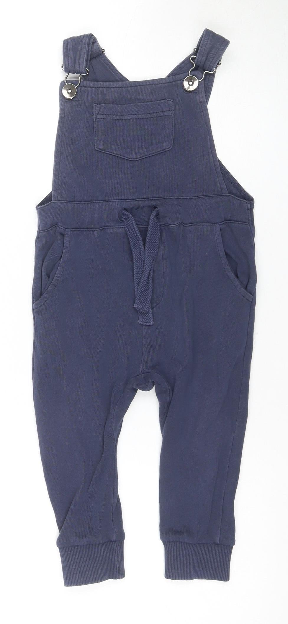 Next Unisex Baby Dungaree Blue 12-18 Months Casual