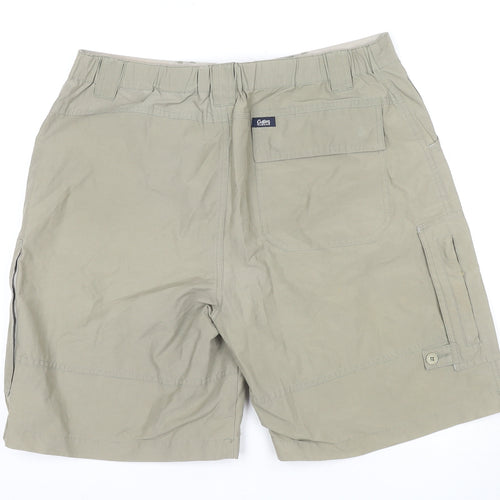 Cotton Traders Men's Beige Cargo Shorts, Size 36