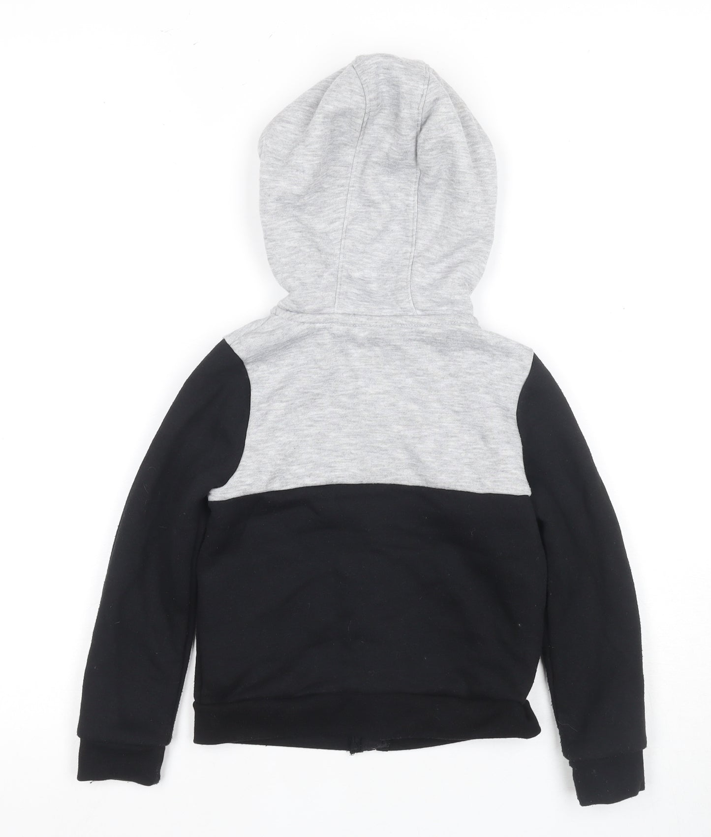 Slazenger Boys Grey & Black Full Zip Hoodie, 4-5 Years