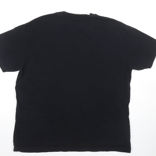 Pull&Bear Black T-Shirt, Size S, Unisex