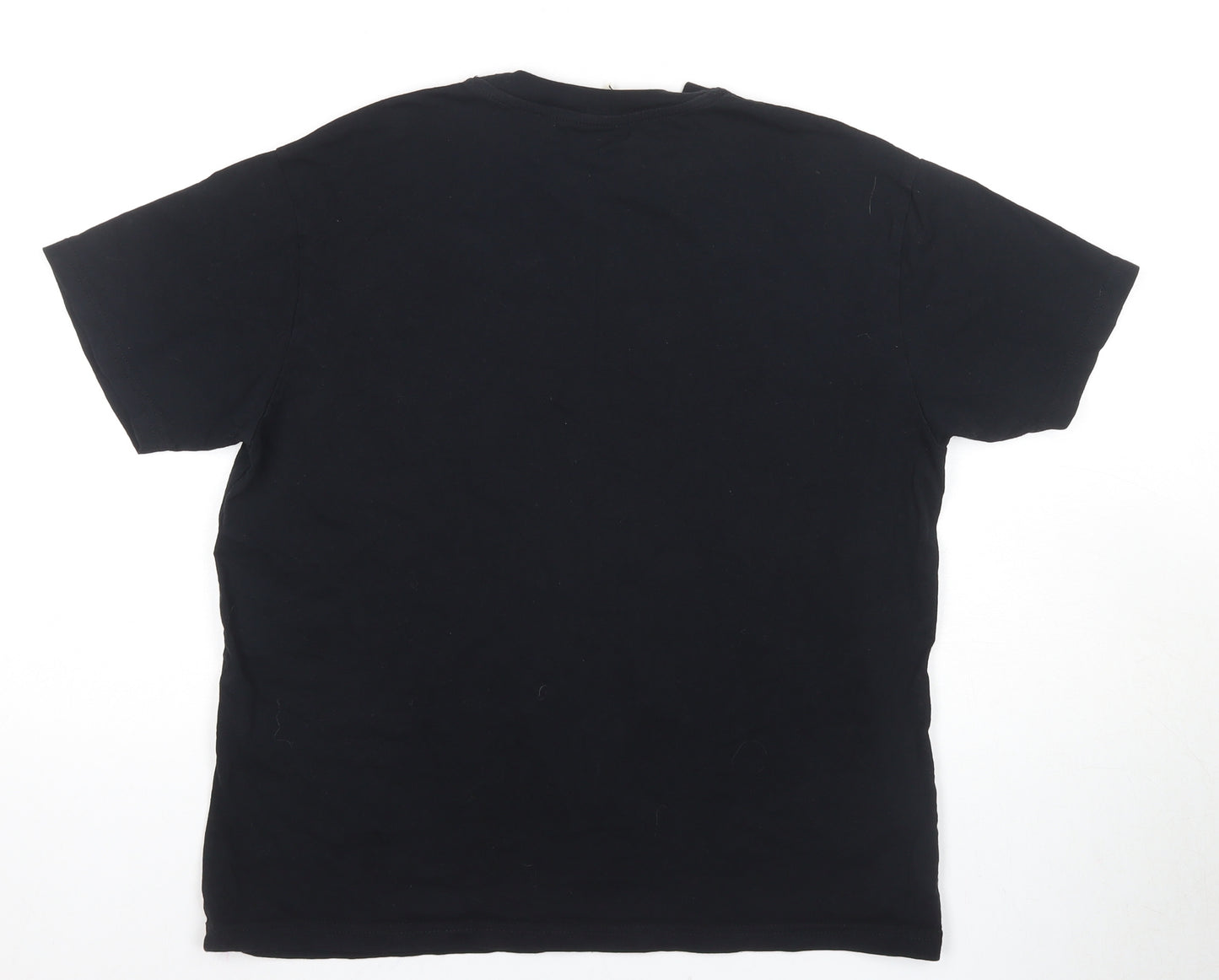 Pull&Bear Black T-Shirt, Size S, Unisex