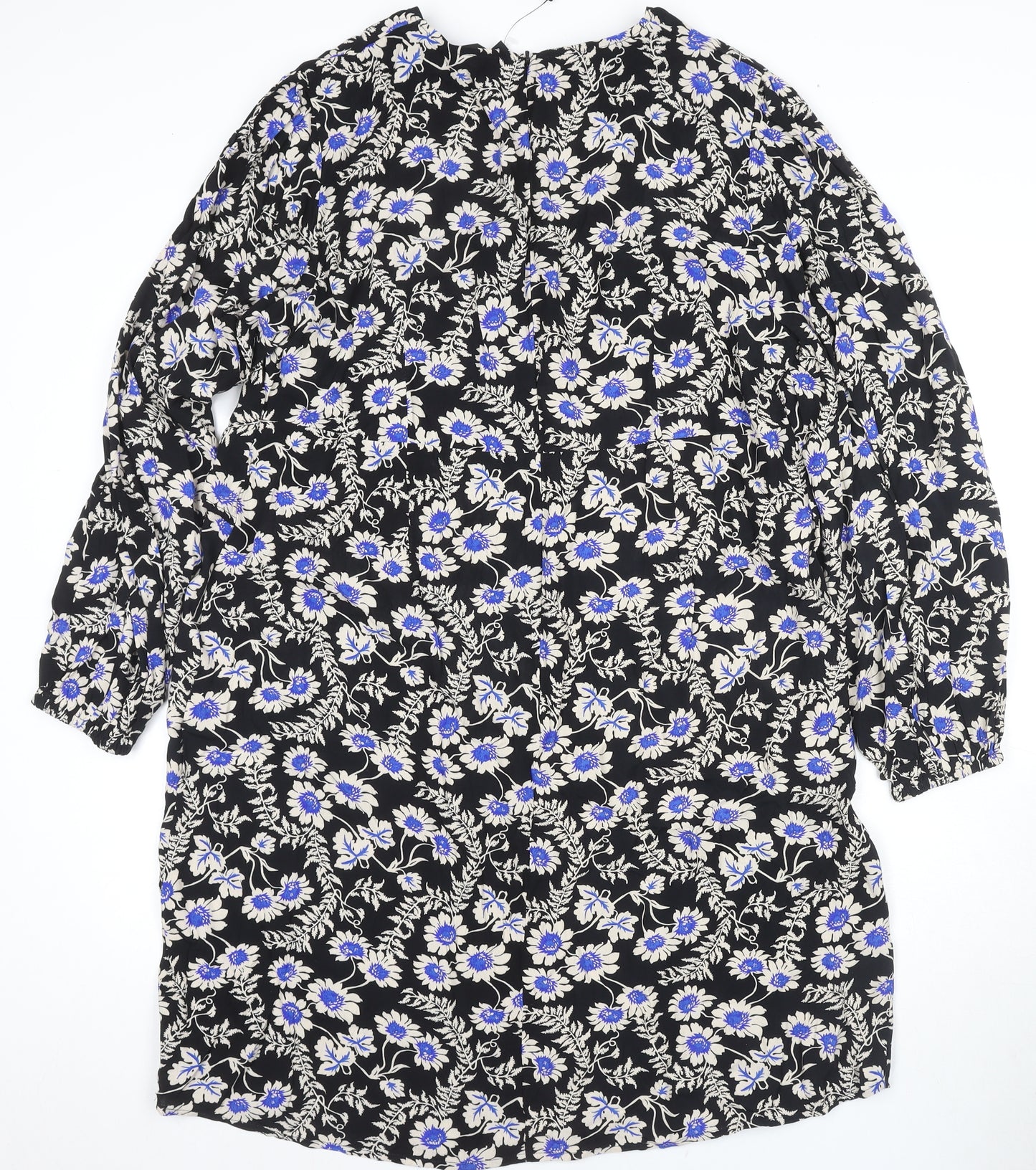 Next Women's Floral Black Multicoloured Dress Size 20