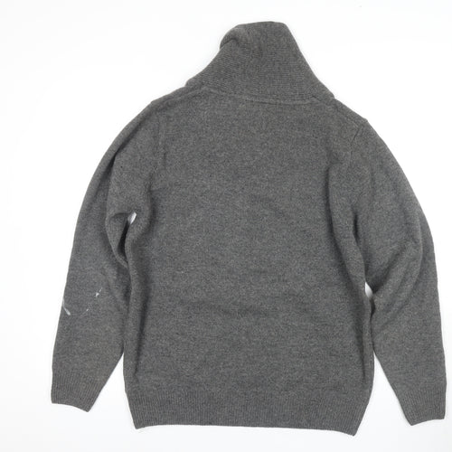 Next Men's Grey Roll Neck Pullover Jumper L