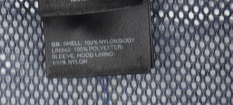 The North Face Boys Blue Rain Jacket, Size 14/16 Waterproof Coat