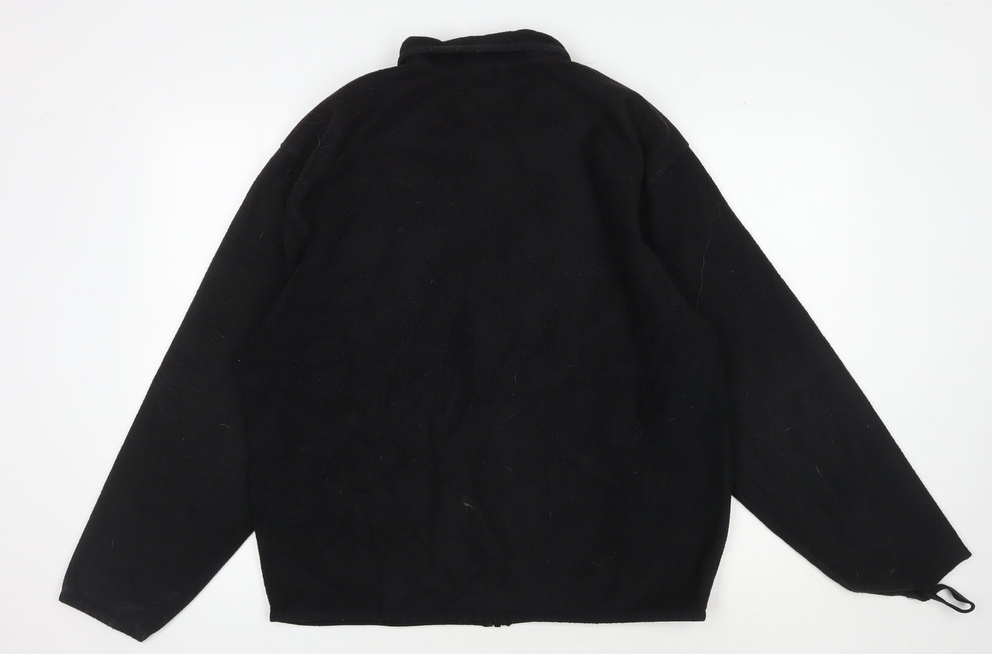 GAP Men's Black Fleece Jacket, M, Full Zip Casual Wear
