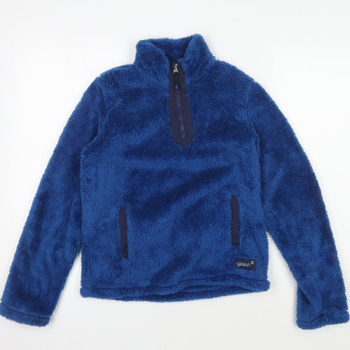 Gelert Girls Blue Fleece Jacket, 13 Years, 1/4 Zip