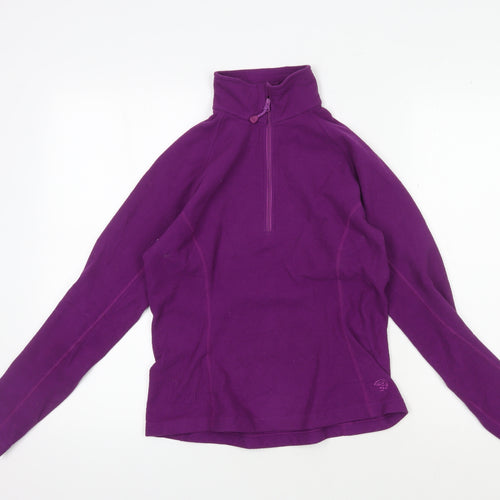 Mountain Hardwear Women's Purple Fleece Sweatshirt Size S