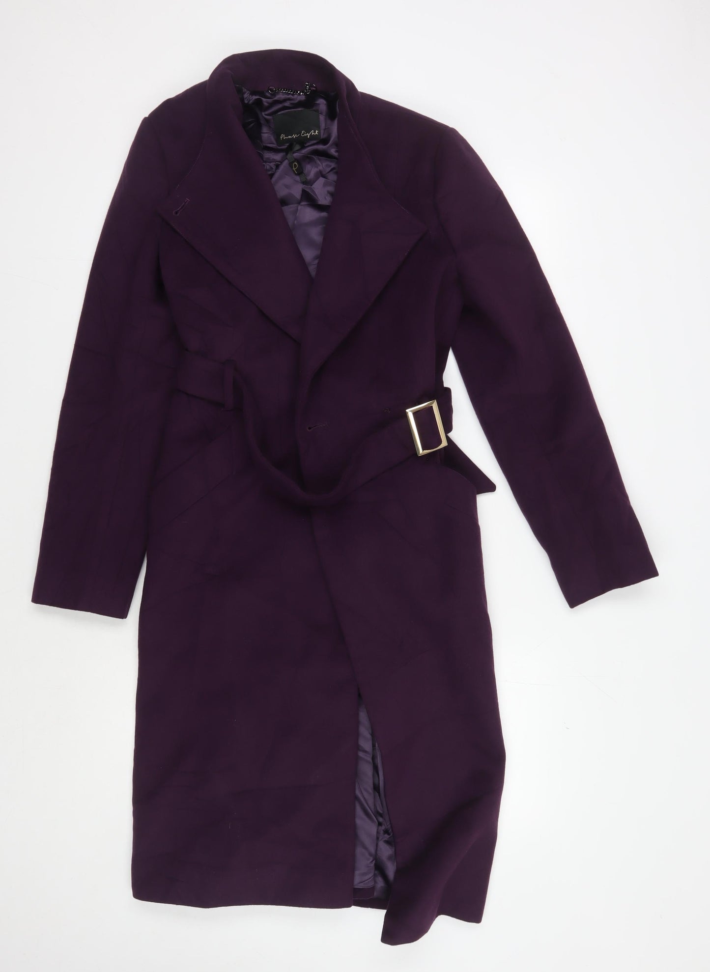 Phase Eight Women's Purple Trench Coat Size 12