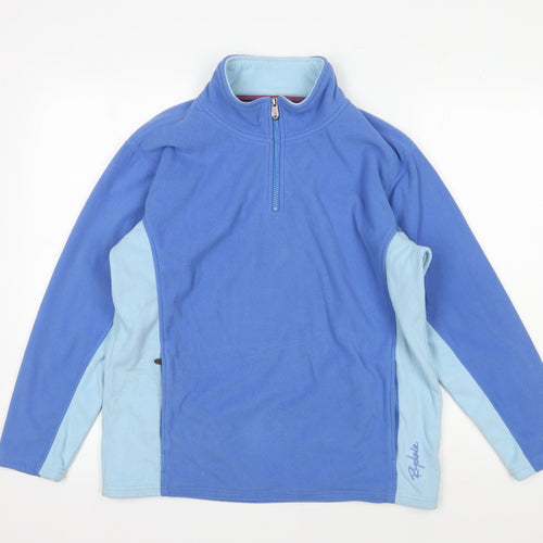 Rydale Teens Blue Fleece Full Zip Sweatshirt
