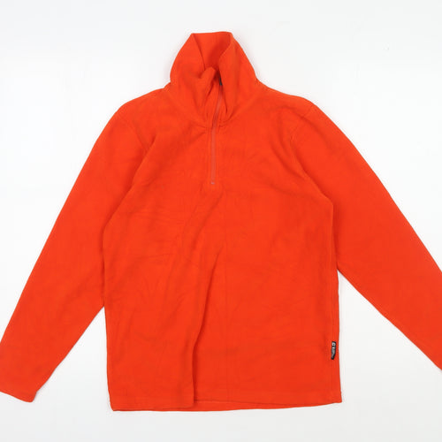 Killtec Women's Orange Fleece Pullover Sweatshirt 12
