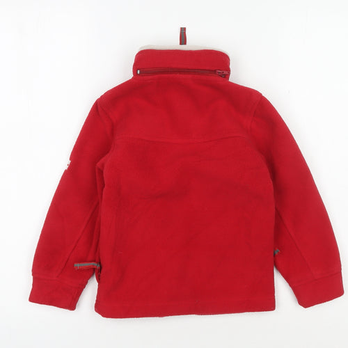 Anapurna Unisex Kids Red Fleece Jacket Size 4