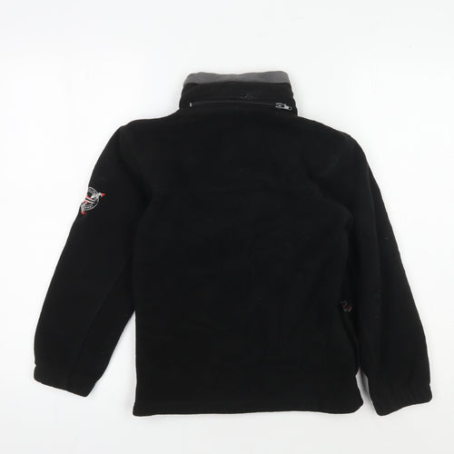 Geographical Norway Boys Black Fleece Jacket 10Y