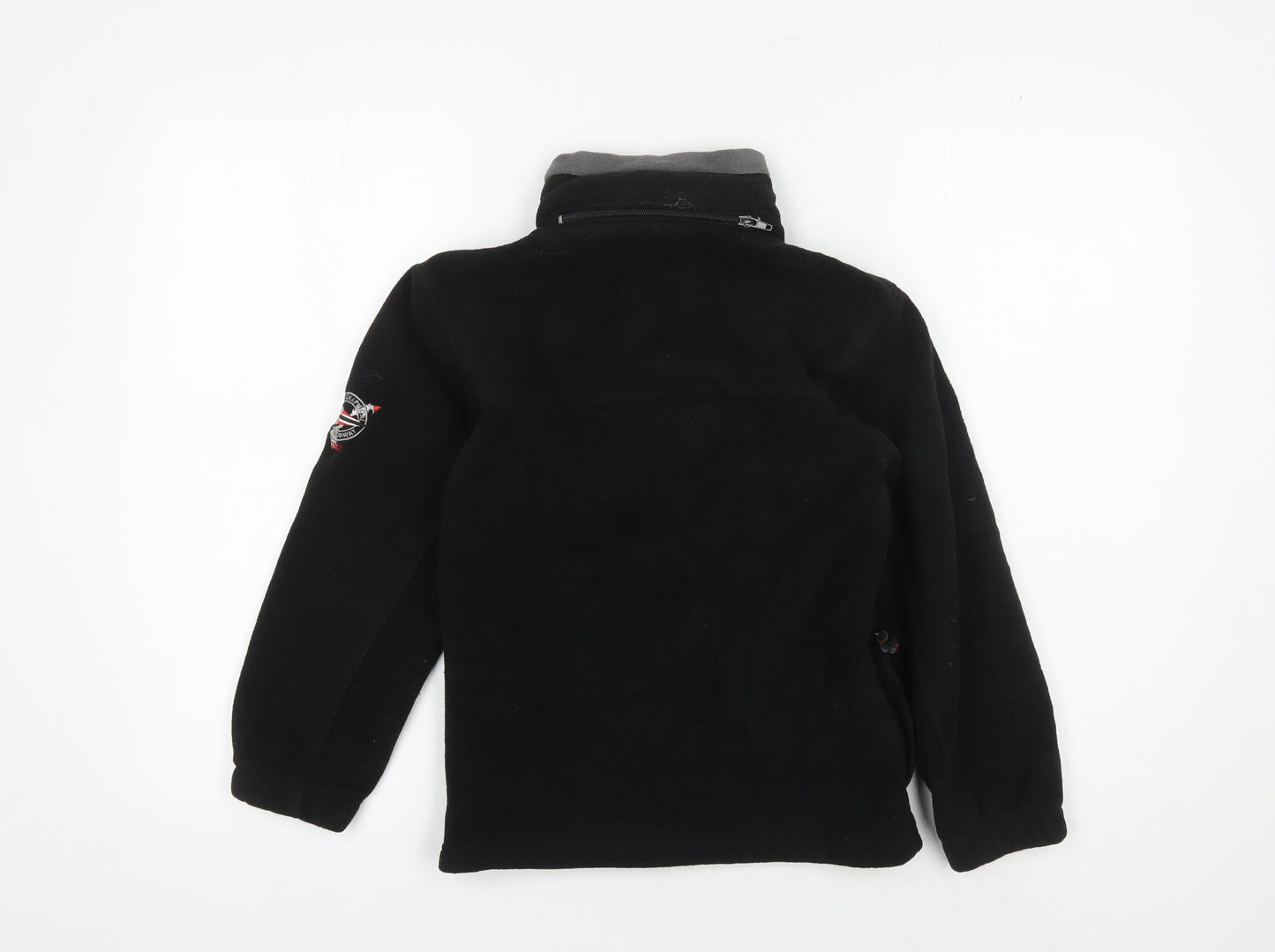 Geographical Norway Boys Black Fleece Jacket 10Y
