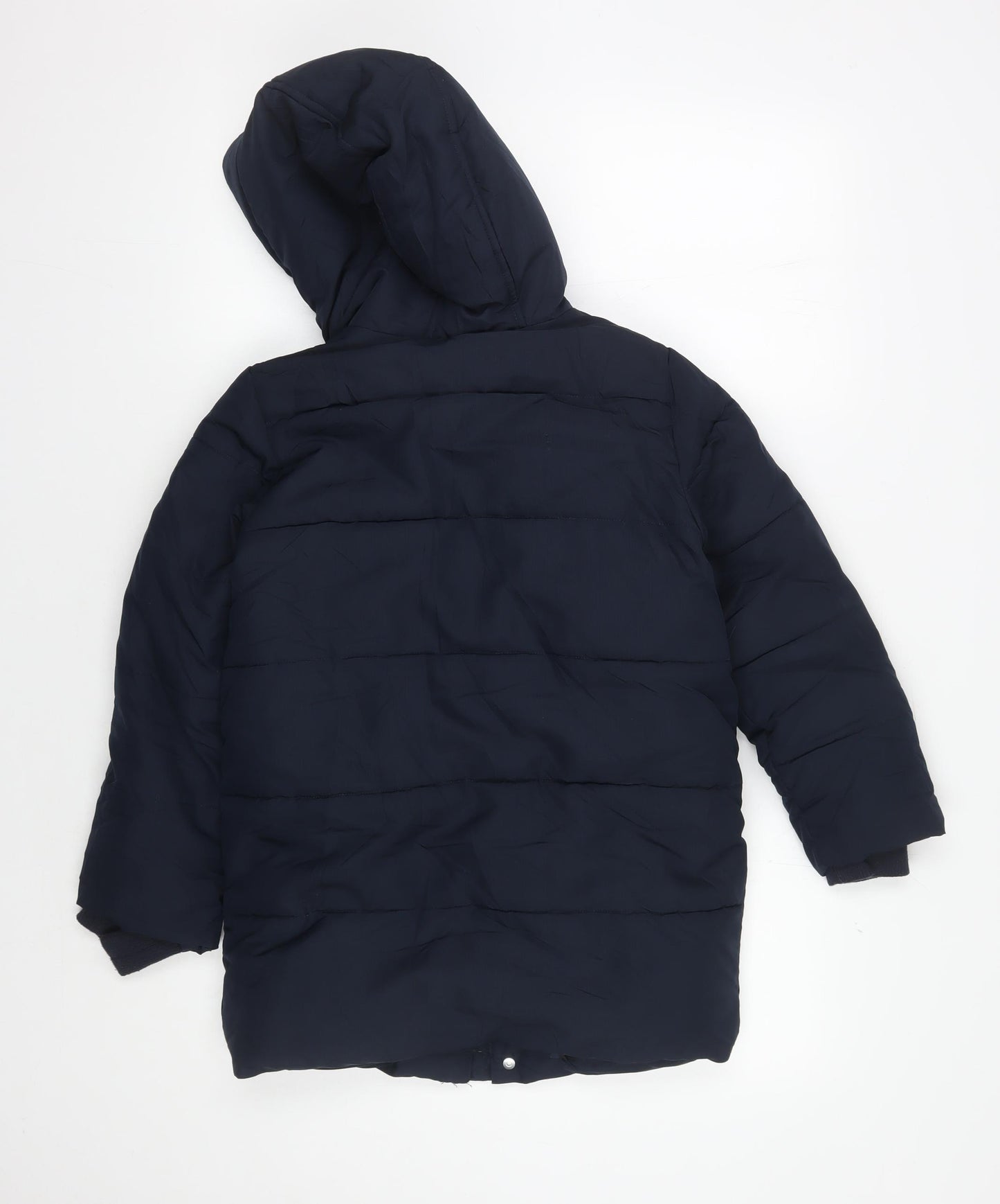 Marks and Spencer Blue Boys Puffer Jacket Size 3 Winter Coat