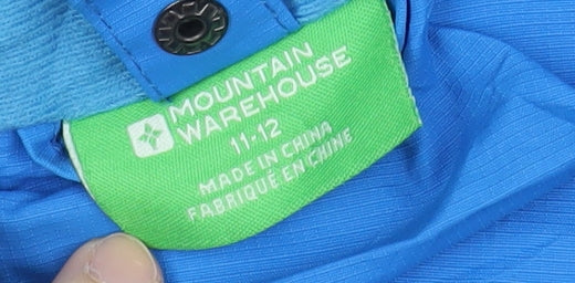 Mountain Warehouse Boys Blue 3-in-1 Waterproof Jacket 11-12 Years