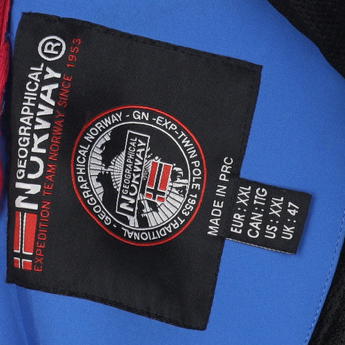 Geographical Norway Men's Blue 2XL Puffer Jacket
