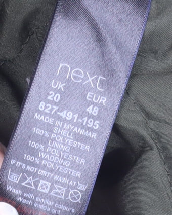 Next Women's Green Parka Jacket Size 20