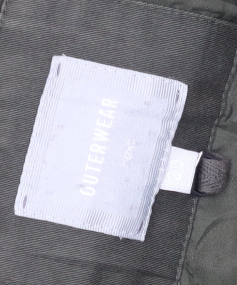 Next Women's Green Parka Jacket Size 20