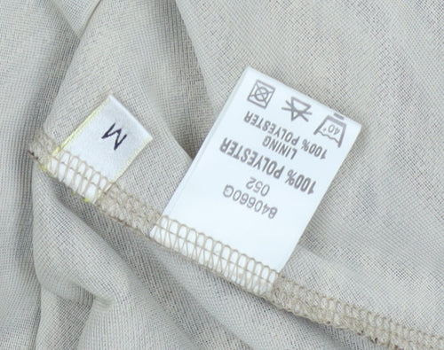 Viyella Women's Beige V-Neck T-Shirt - M