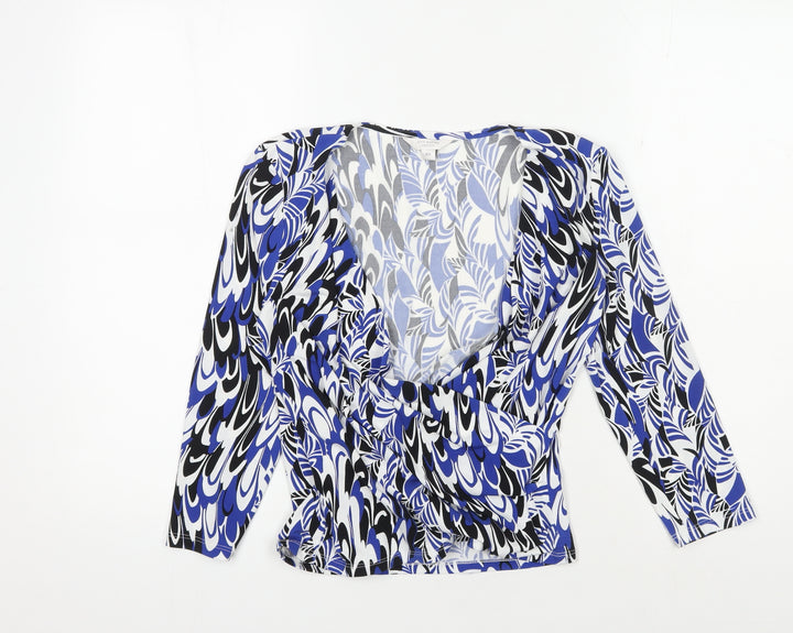 Jeff Banks Women's Multicoloured XS Geometric Blouse