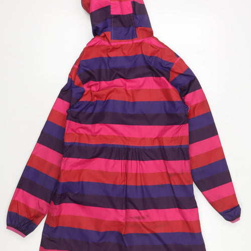 Regatta Girls Multicoloured Striped Parka Jacket 11-12 Years