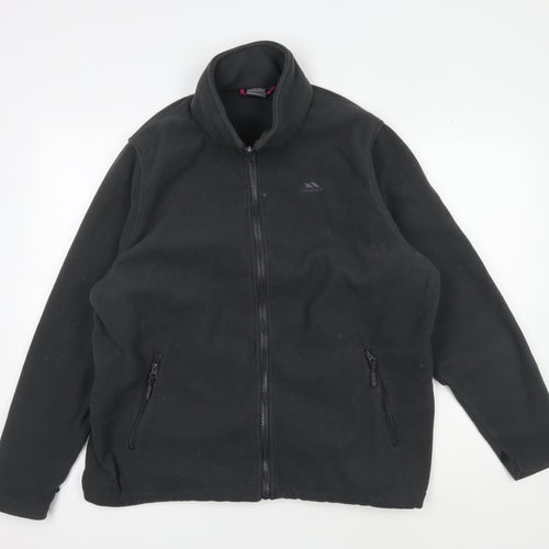 Trespass Unisex Black Fleece Jacket Size 20