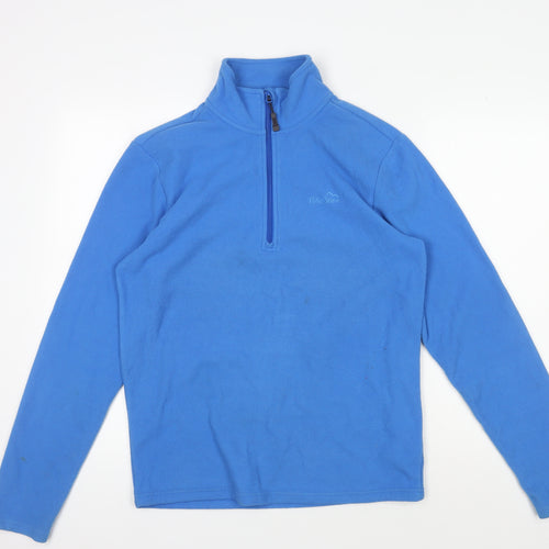 Peter Storm Men's Blue Fleece Pullover Sweatshirt S