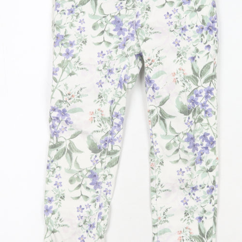 Next Girls Multicoloured Floral Jeggings 7 Years Slim Fit