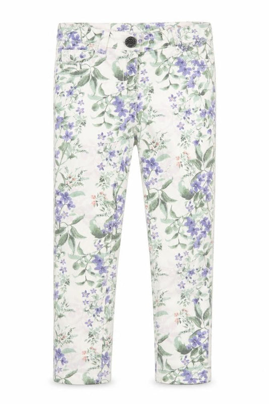 Next Girls Multicoloured Floral Jeggings 7 Years Slim Fit